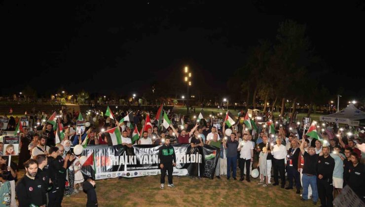 Gebze’den Gazze’ye destek yürüyüşü
