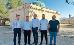 Güzel ve beraberindekiler Sa’d Bin Ebu Vakkas türbesini ziyaret etti