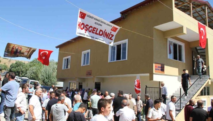 HSK Başkanvekili Aydoğdu, köyünün konak açılışını yaptı