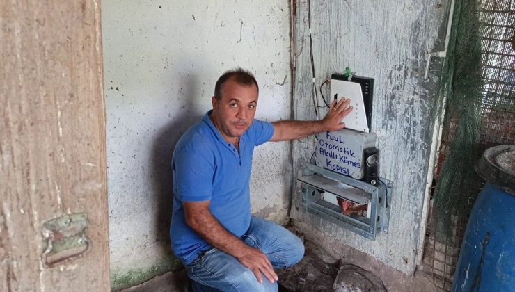 Hurda malzemelerini akıllı kümese dönüştürdü