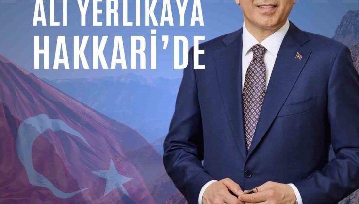 İçişleri Bakanı Ali Yerlikaya Hakkari’de