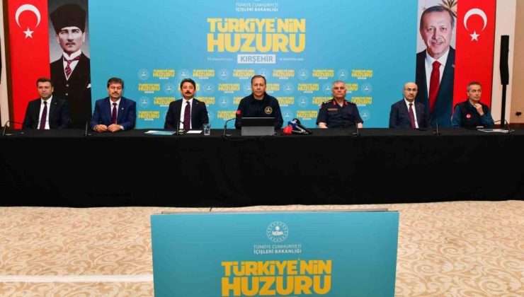 İçişleri Bakanı Yerlikaya: “Huzur ve güven ortamının sürdürülebilirliği için mücadeleye kesintisiz devam edilecek”