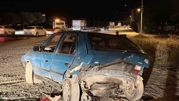 İki otomobilin dahil olduğu trafik kazasında 2 kişi yaralandı