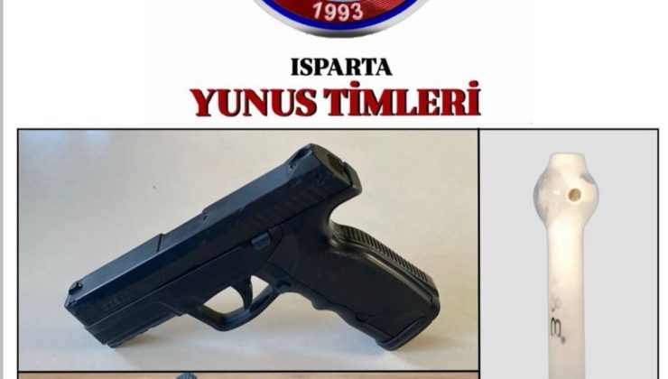 Isparta’da Yunus timlerinin denetiminde 4 şüpheliye adli işlem