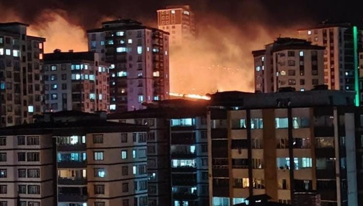 Kahramanmaraş’ta otluk alanda yangın