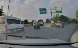 Kamyonla çarpışmaktan kaçınırken demir bariyerlere girdi