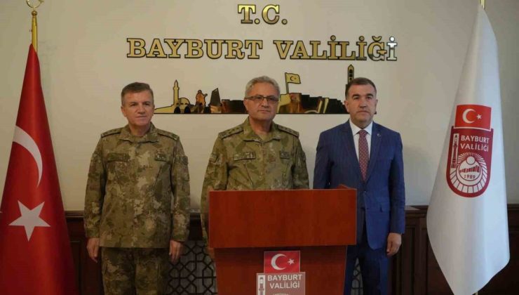 Kara Kuvvetleri Komutanı Orgeneral Tokel Bayburt’ta