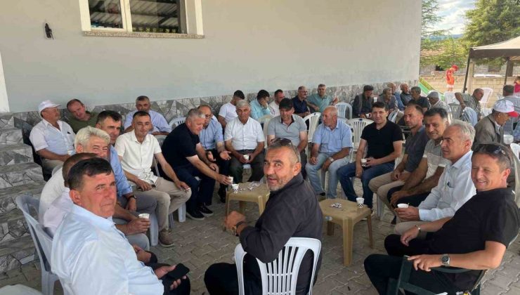 Karacakaş Köyünde yağmur duası ve birlik yemeği