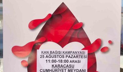 Karacasu’da kan bağışı kampanyası düzenlenecek