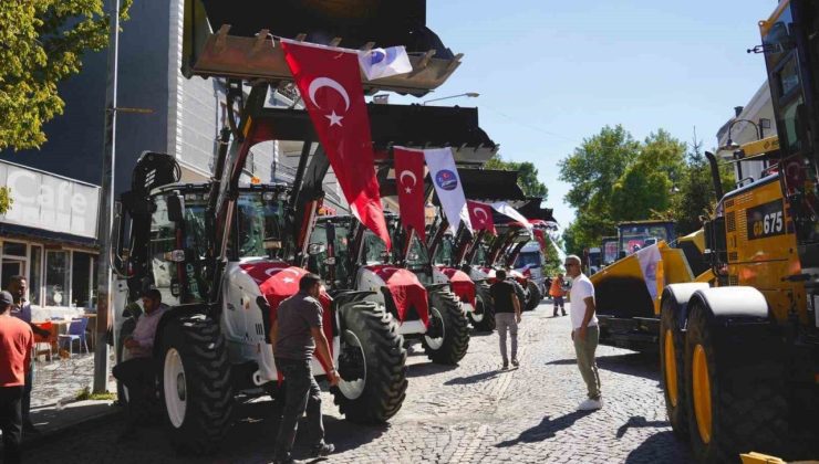 Kars Belediyesi’nde hizmet coşkusu: 15 yeni iş makinesi törenle hizmete girdi