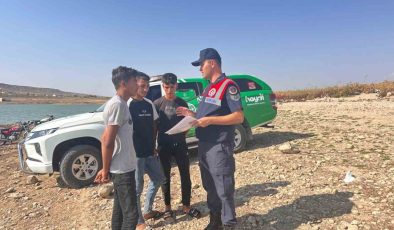 Kilis’te Jandarmadan balıkçılara bilgilendirme