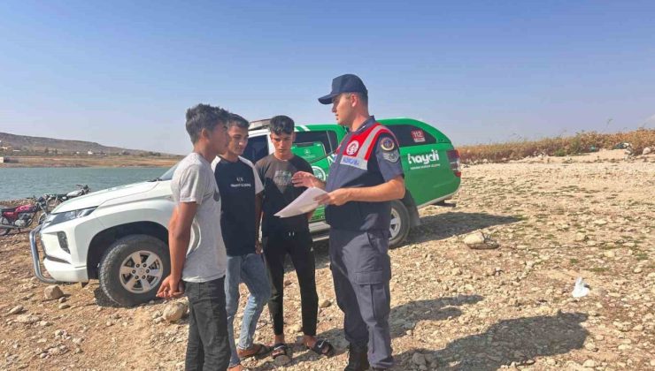 Kilis’te Jandarmadan balıkçılara bilgilendirme