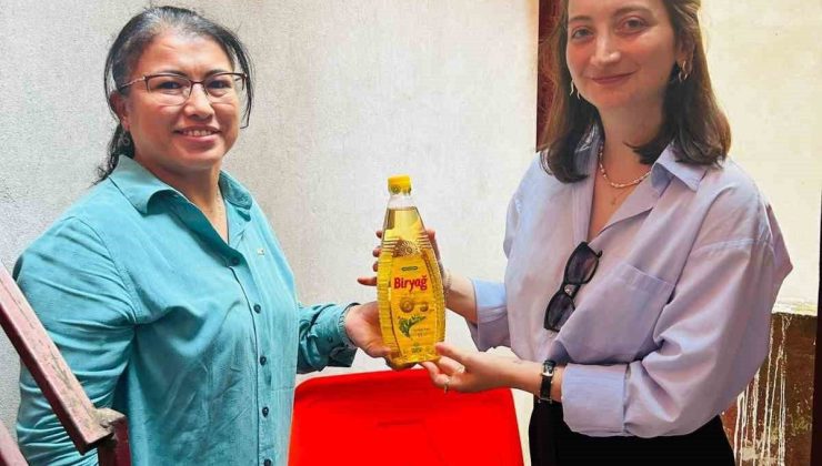 KO-MEK kursiyerleri 500 litre atık yağ topladı