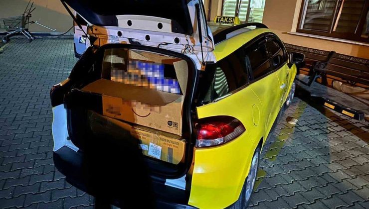 Konya’da kaçak sigara operasyonu: 2 gözaltı