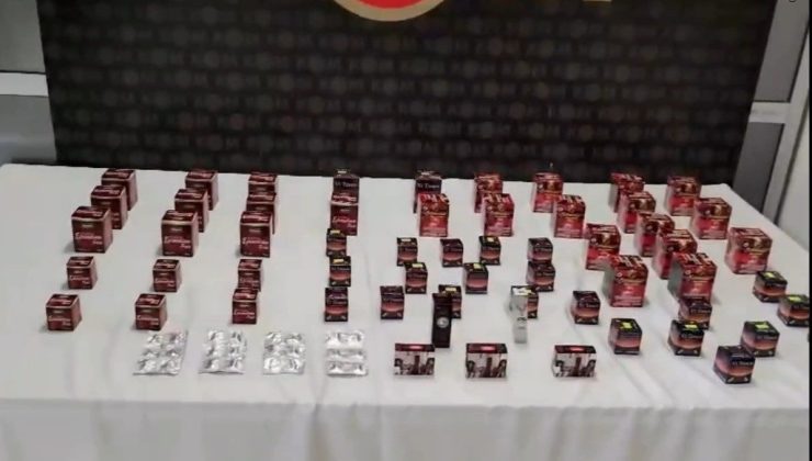 Kütahya’da kaçak cinsel içerikli kaçak ürün operasyonu