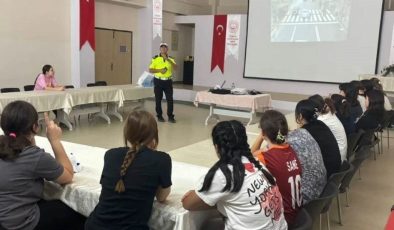 Kütahya’da korunma ve bakım altındaki çocuklara trafik eğitimi