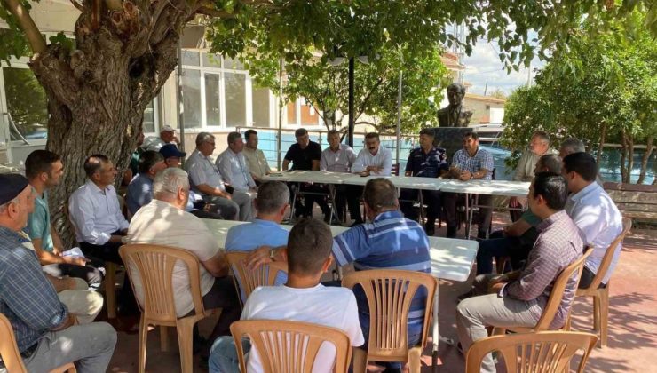 Lalapaşa Kaymakamı köylülerin taleplerini yerinde dinledi