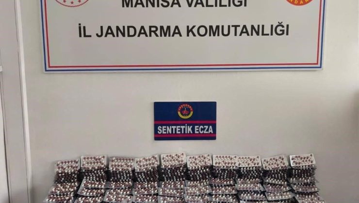 Manisa’da 19 bin 376 sentetik hap ele geçirildi