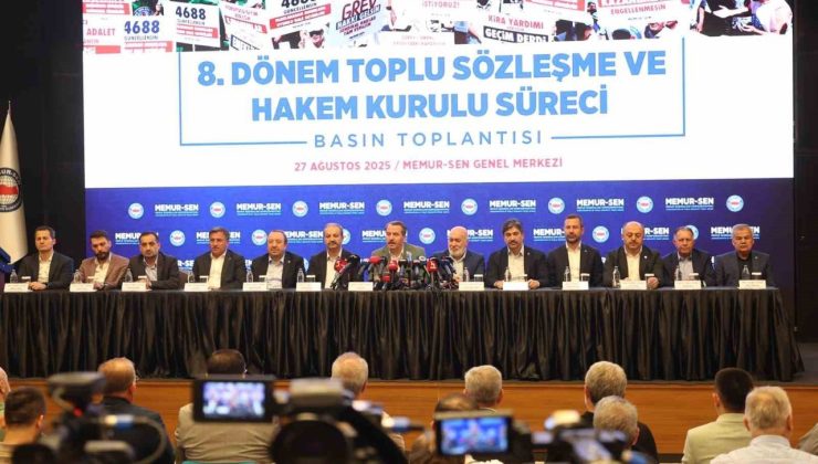 Memur-Sen Genel Başkanı Yalçın: “Toplu sözleşme süreci bitmiş olsa bile mücadelemiz bitmeyecek”
