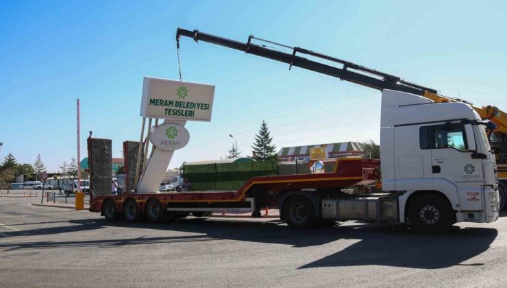 Meram Belediyesinden şehir estetiğine tam destek