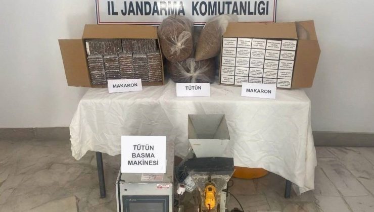 Mersin’de makaron kaçakçılığı yapan 2 şüpheli yakalandı