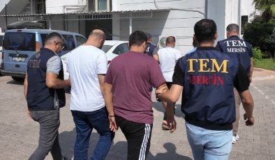 Mersin’de terör örgütü DEAŞ operasyonu: 8 gözaltı
