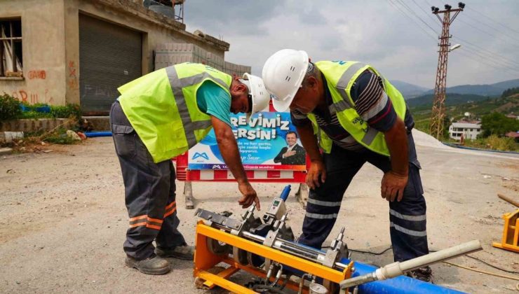 MESKİ, altyapı hattı çalışmalarını sürdürüyor