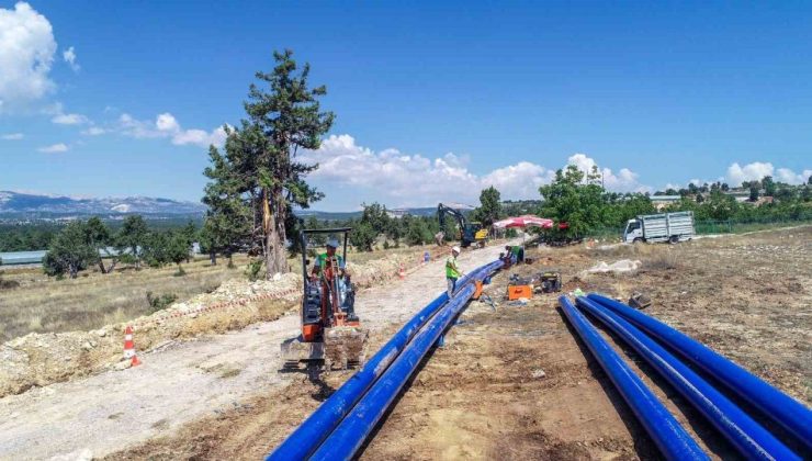 MESKİ, Erdemli’de içme suyu çalışmalarını sürdürüyor
