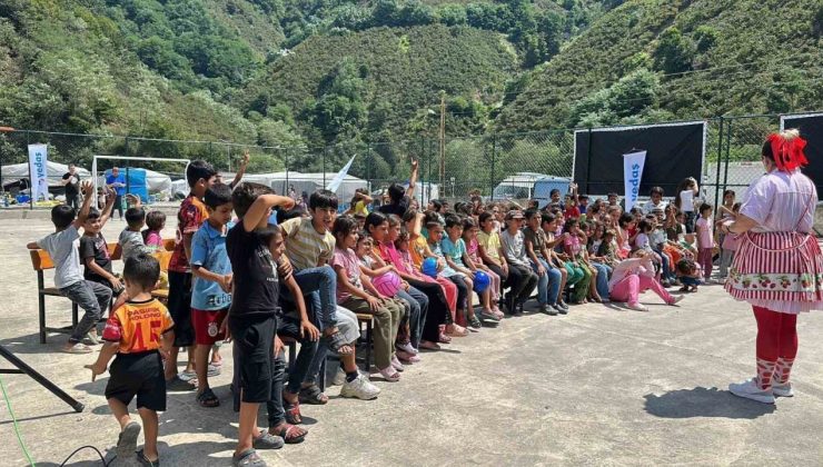 METİP alanındaki çocuklar için özel etkinlik