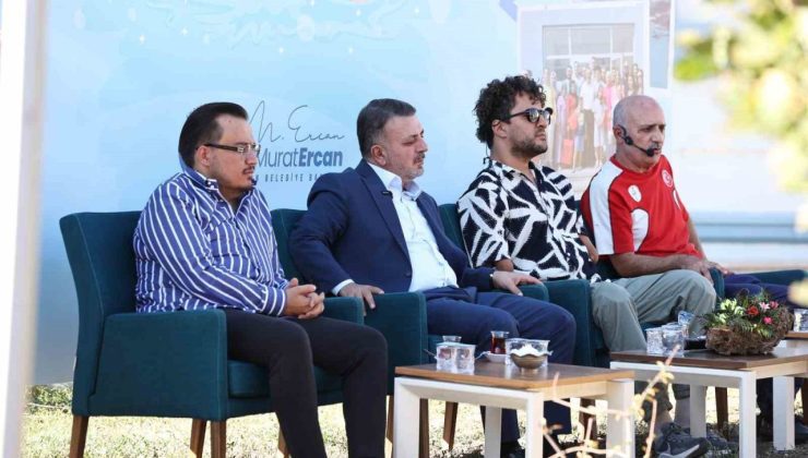 Milli yüzücü Hamit Demir, başarı hikayesini Sincan’da paylaştı