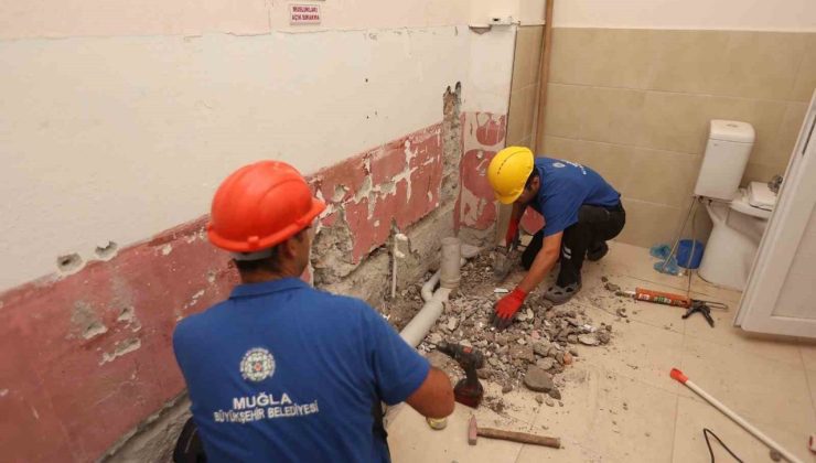 Muğla Büyükşehir’den okullara tadilat desteği