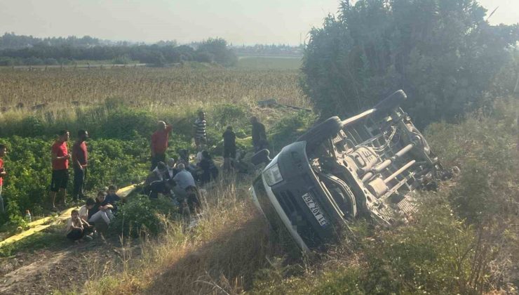Öğrencileri taşıyan seviş kaza yaptı: 8 yaralı