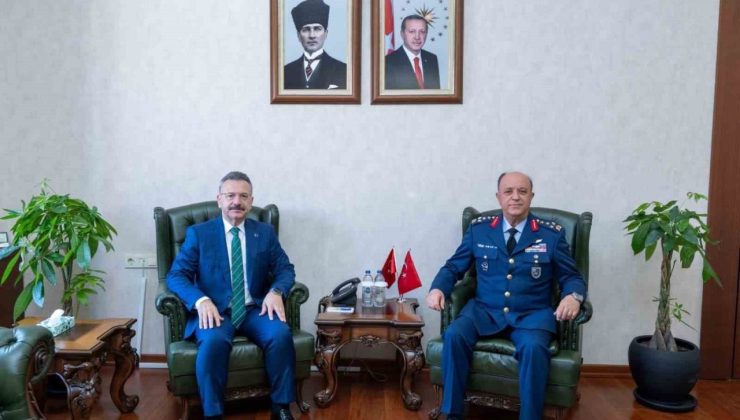 Orgeneral Güneykaya’dan Vali Aksoy’a veda ziyareti