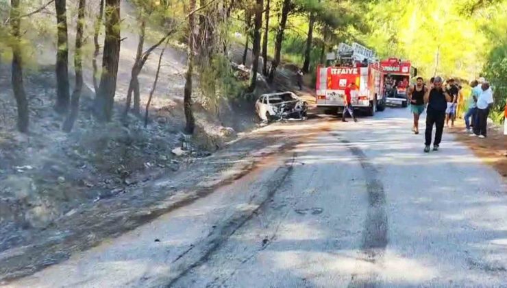 Ormana sıçrayan yangın söndürüldü
