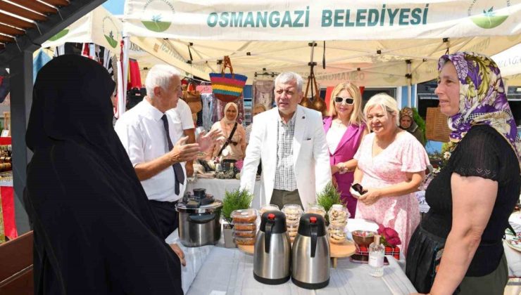 Osmangazi ’Kadın Girişimciler Sokağı’ üçüncü kez kapılarını açtı