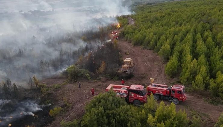 Osmaniye’de çıkan orman yangını söndürüldü