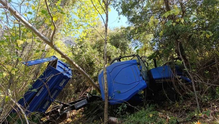 Osmaniye’de traktör uçurumdan devrildi: 2’si çocuk 5 kişi yaralandı