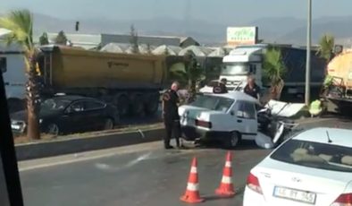 Otomobil tankere çarptı sürücü ağır yaralandı