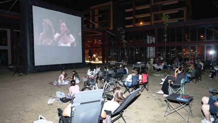 Pancar Deposu’nda açık havada sinema keyfi