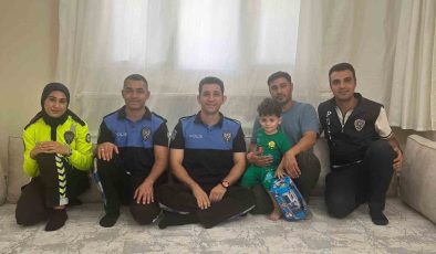 Polisler otomobilin çarptığı çocuğu unutmadı