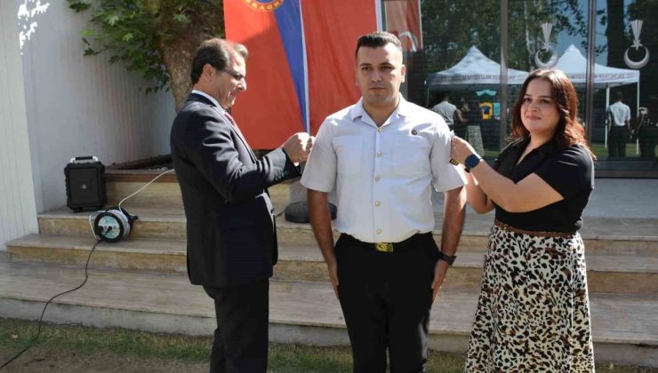 Salihli jandarmada terfi heyecanı: Bir üst rütbeye terfi ettiler