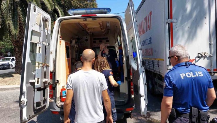 Samsun’da dolmuş kamyona çarptı: 4 yaralı