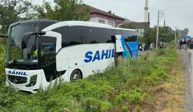 Samsun’da yolcu otobüsü kaza yaptı: Yaralılar var