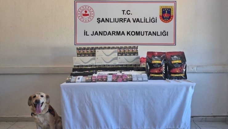 Şanlıurfa’da gümrük kaçağı malzemeler ele geçirildi
