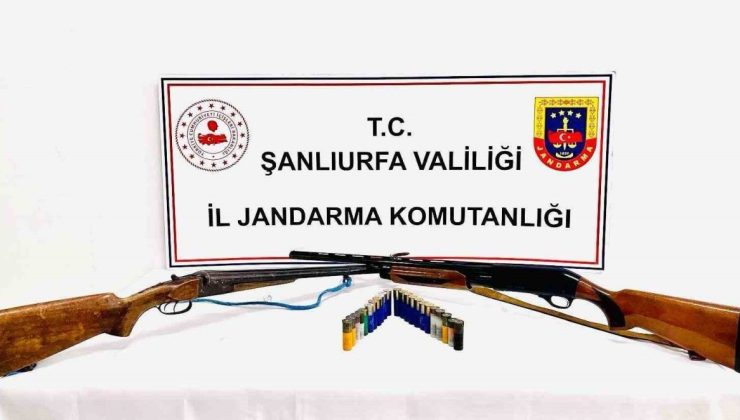 Şanlıurfa’da ruhsatsız silah operasyonu: 7 şüpheli gözaltında