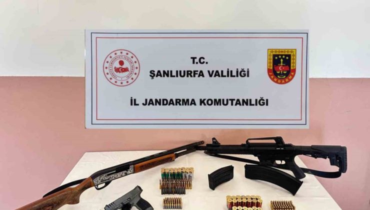 Şanlıurfa’da silah kaçakçılığı operasyonu: 1 gözaltı