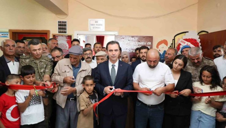 Şehit Yeşildemir’in adına köyünde kütüphane açıldı