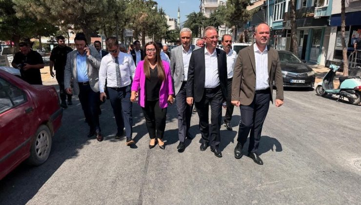 Simav Azerbaycan Caddesi’nde asfalt yol çalışmaları tamamlandı
