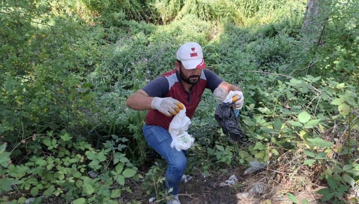 Simav Gölcük Yaylasına piknikçilerin attığı çöpler “pes” dedirtti