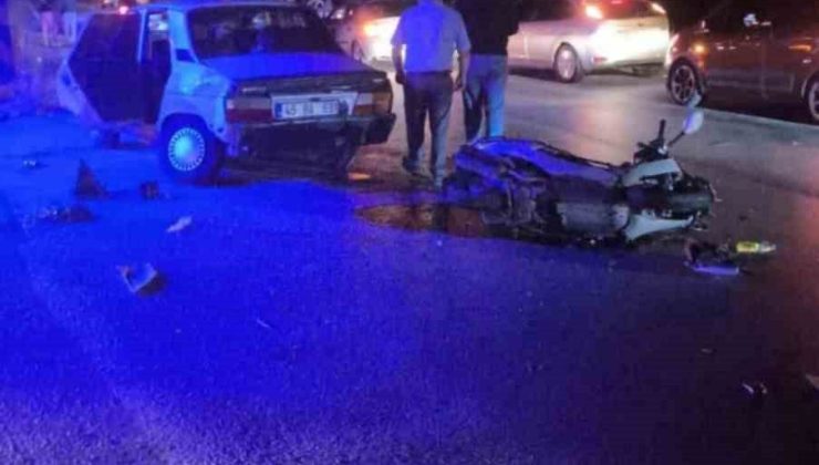 Sındırgı’da feci kaza: 1 ölü, 1 yaralı